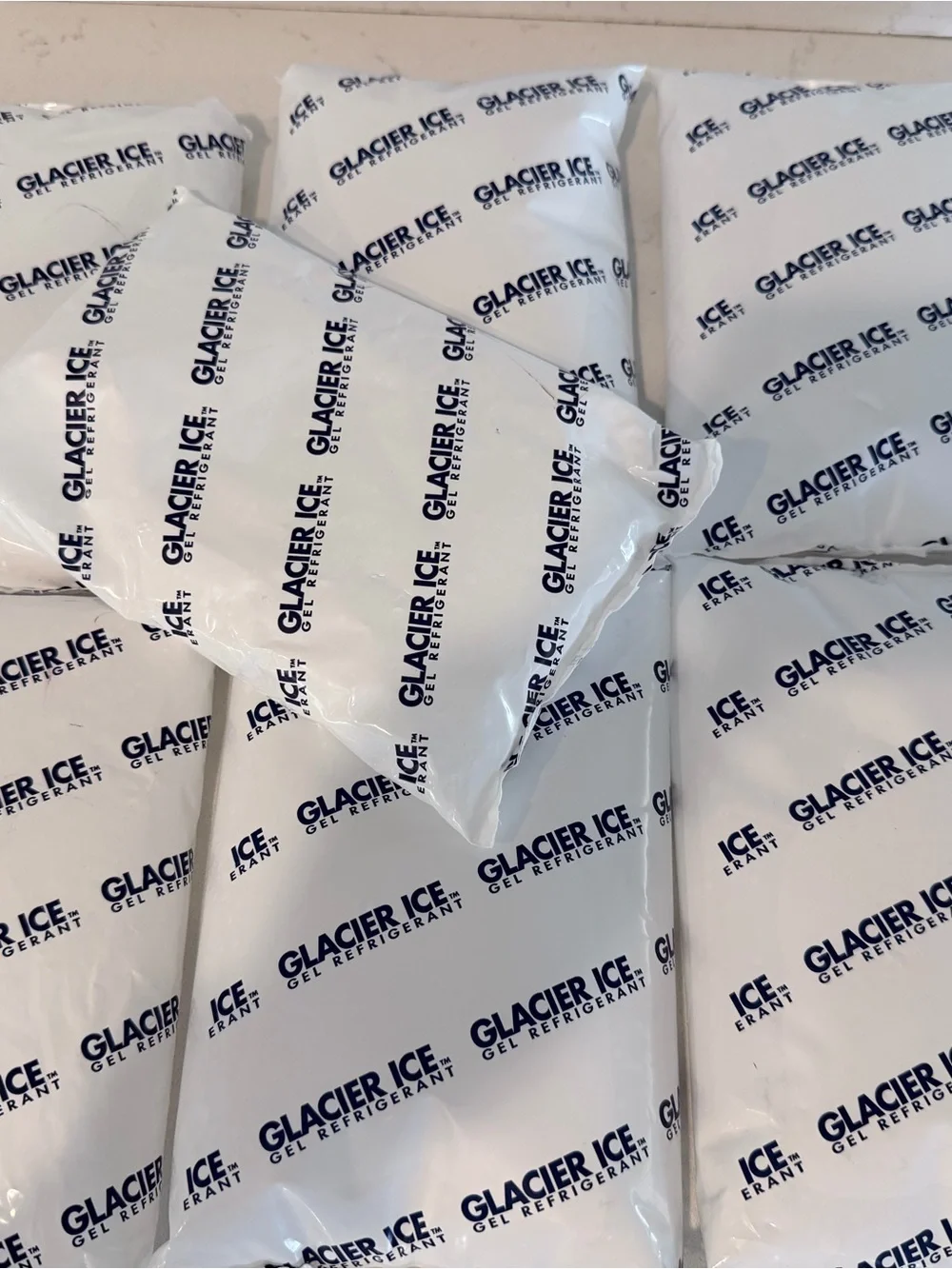 7 Gel Refrigerant Pack - White Cooling Packs (Bulk) shipping coolers